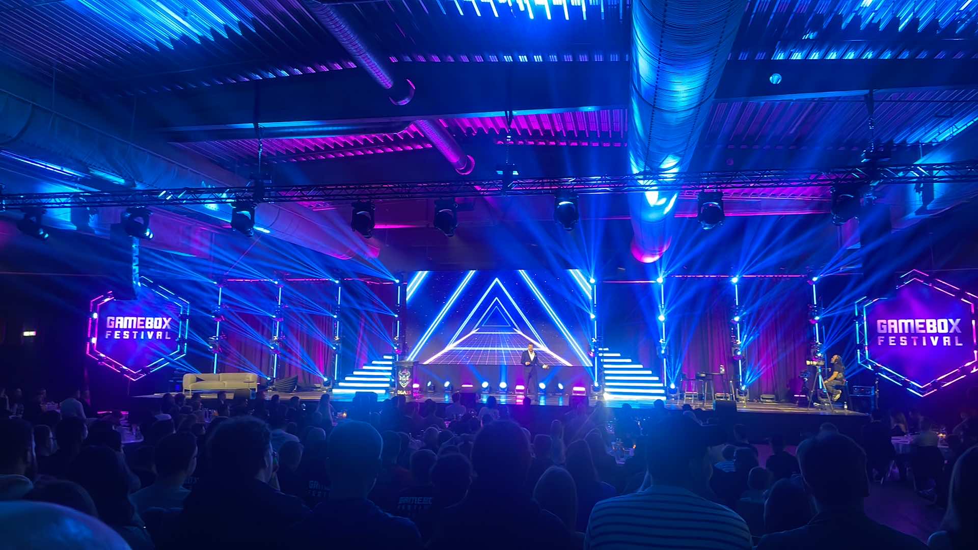 Udsigt fra tilskurer plads til danish game awards